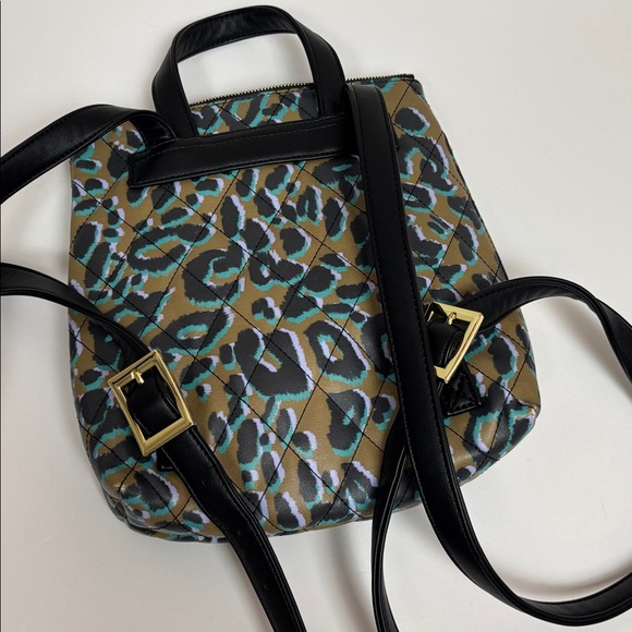 Ted Baker Leopard Print Quilted Mini Backpack - Picture 9 of 11
